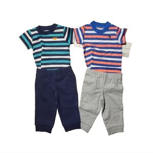 NEW Carter's Baby Boy Striped Outfits Set - 3 Months